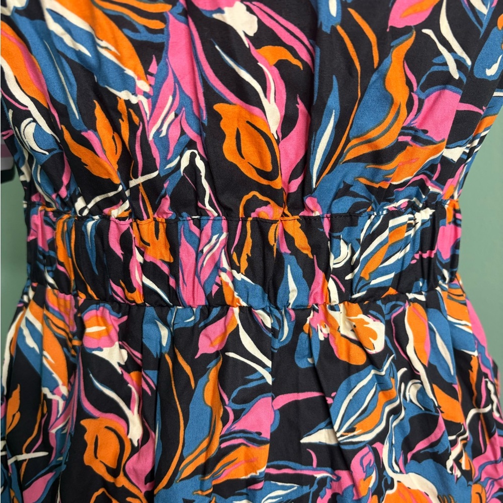 nwt French Connection Black and Pink Floral Maxi Dress small - Picture 9 of 15